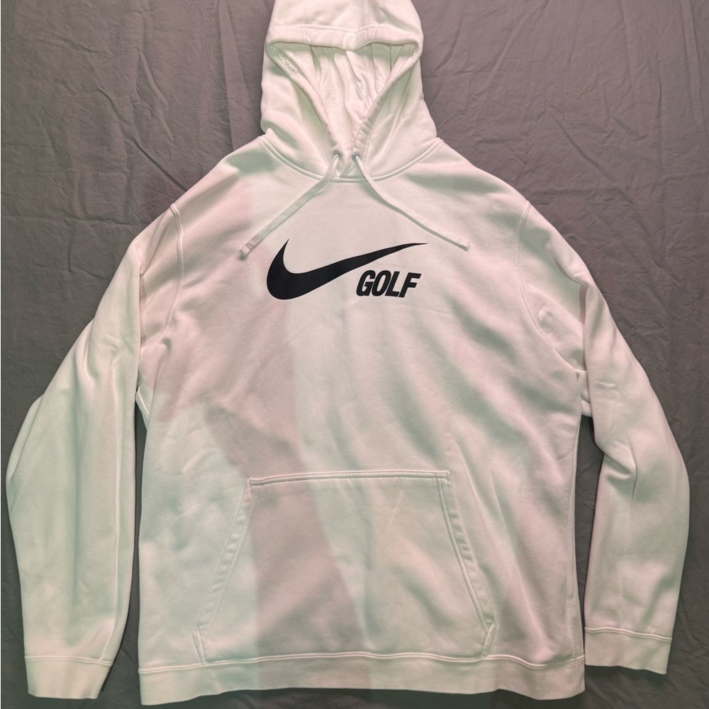 Nike White Golf Hoodie for Men